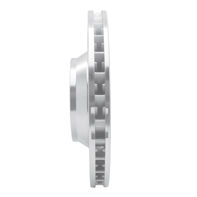 Audi Q7 Brake Rotor (1) - Right Front - R1 Concepts - Drilled & Slotted - Silver - `03-`15